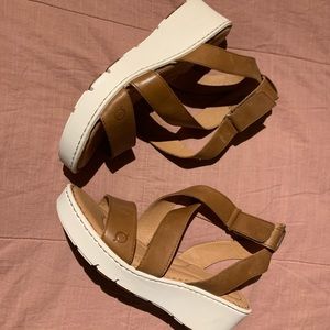 Born wedge sandals! Never worn!